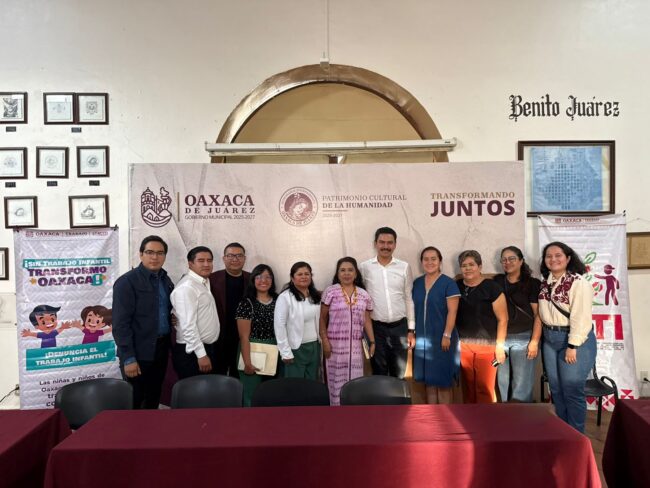 Setrao y Oaxaca de Juárez suman esfuerzos para prevenir y erradicar el trabajo infantil
