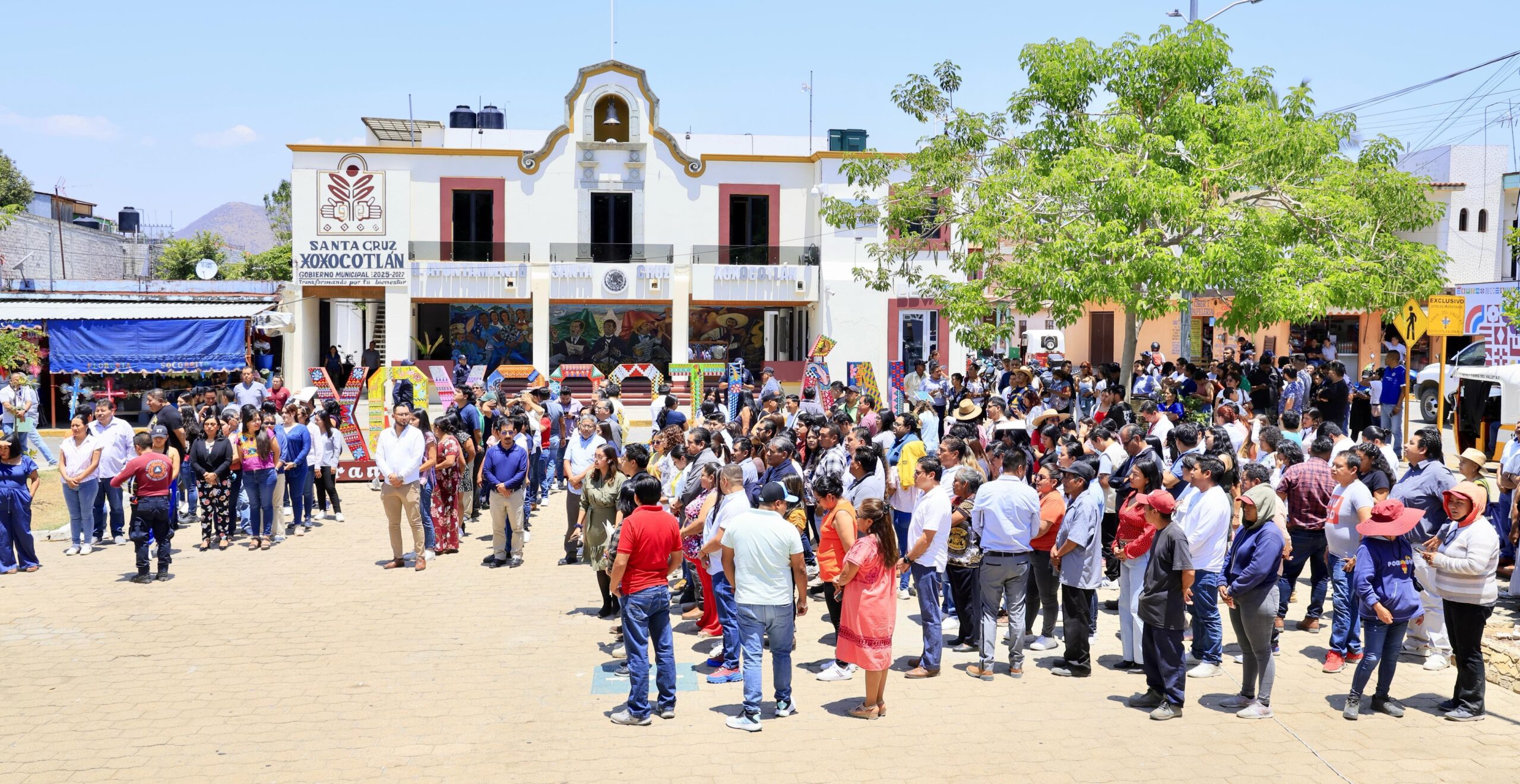 Con compromiso y organización, Xoxocotlán realiza con éxito simulacro de sismo