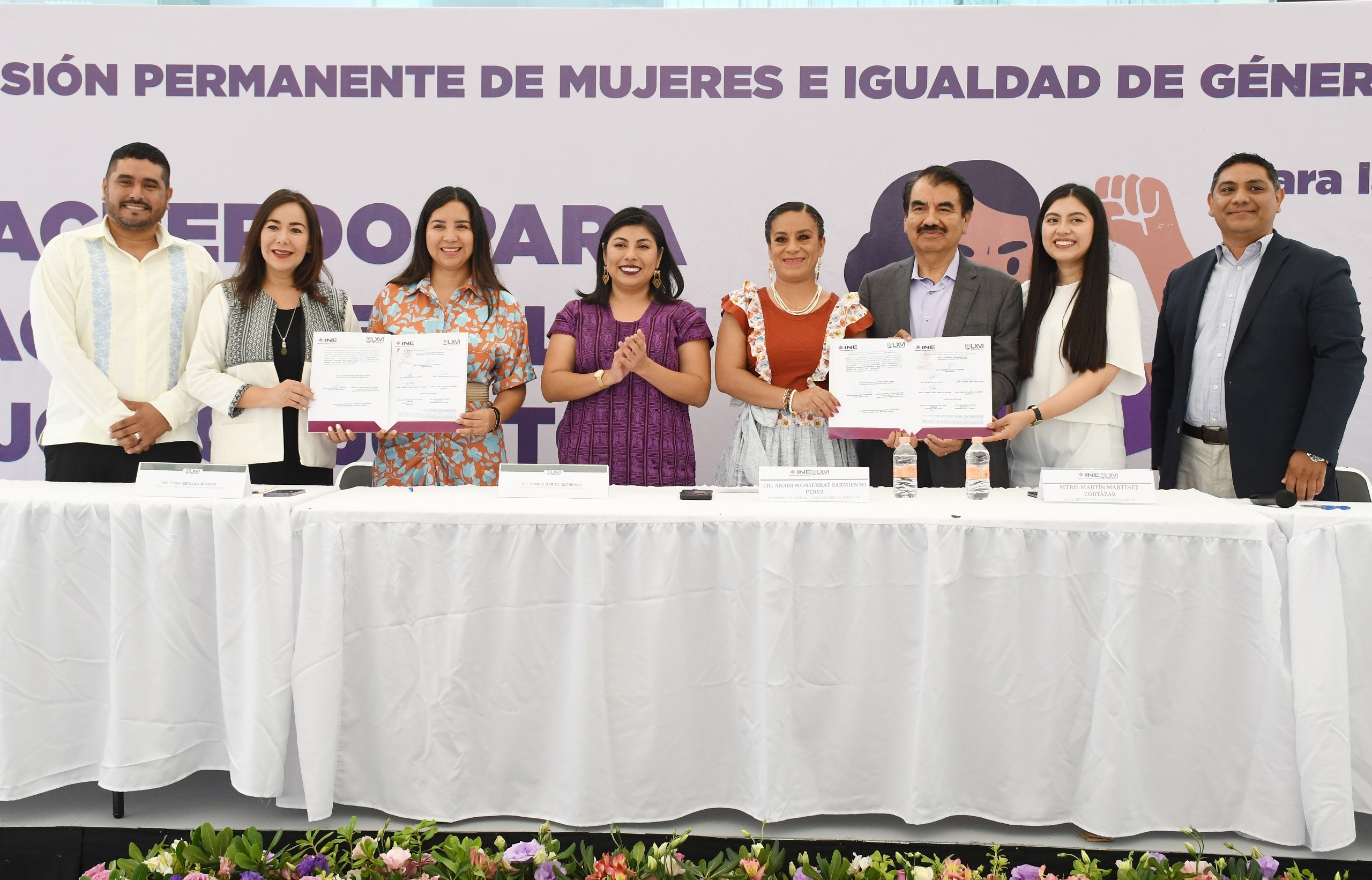 Congreso local y el INE Oaxaca suscriben Acuerdo para la promoción de una cultura de respeto a los derechos humanos de las mujeres Congreso local y el INE Oaxaca suscriben Acuerdo para la promoción de una cultura de respeto a los derechos humanos de las mujeres