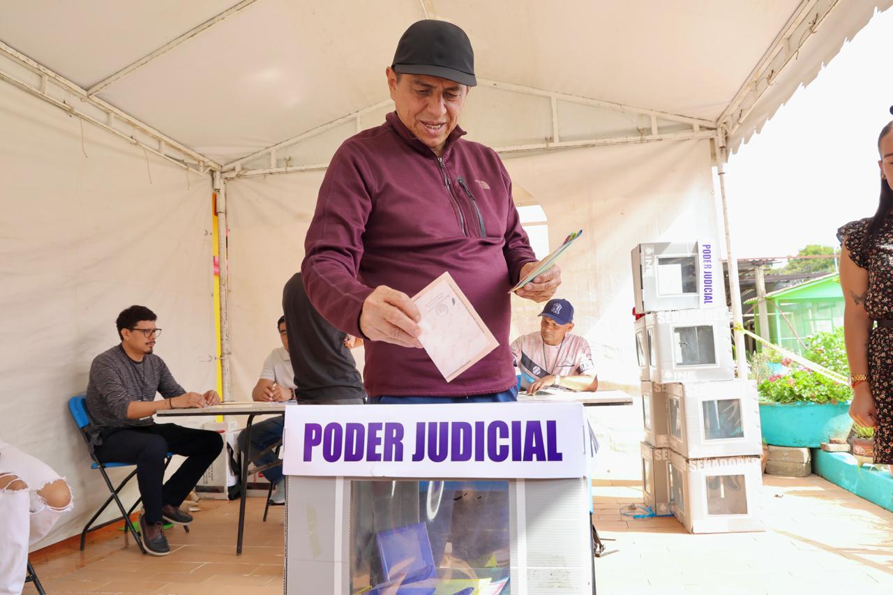 Destaca Salomón Jara alta participación ciudadana al inicio de la elección del Poder Judicial Destaca Salomón Jara alta participación ciudadana al inicio de la elección del Poder Judicial