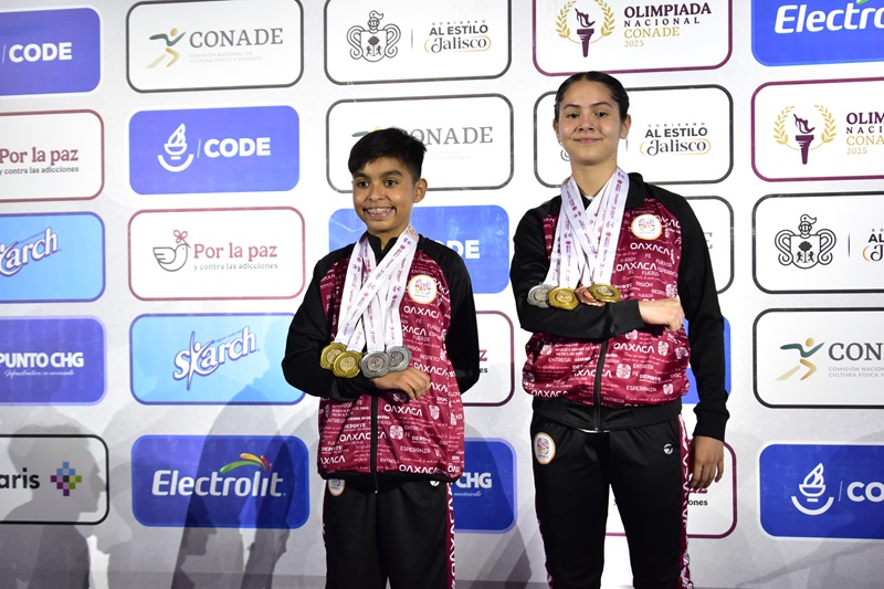 Oaxaca hace historia: rompe récord de oros en la Olimpiada Nacional Conade 2025 Oaxaca hace historia: rompe récord de oros en la Olimpiada Nacional Conade 2025