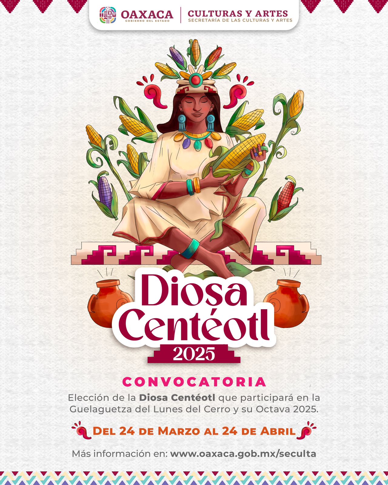 Todo listo para el proceso de selección de la Diosa Centéotl 2025: Seculta Todo listo para el proceso de selección de la Diosa Centéotl 2025: Seculta
