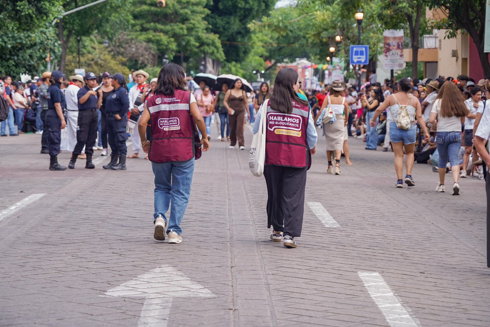 Delegados de paz, aliados para la seguridad durante la Guelaguetza 2025