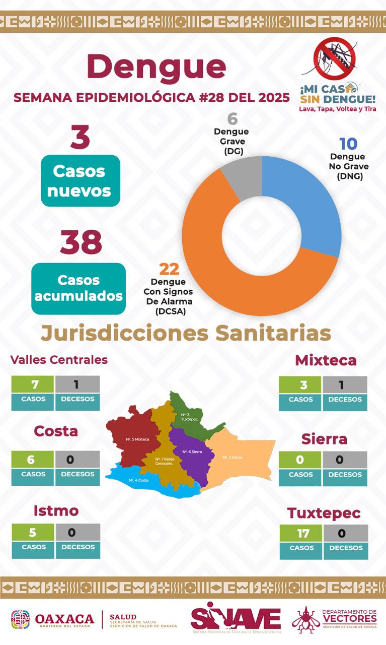 Exhorta SSO a la población a acudir oportunamente al médico ante síntomas de dengue Exhorta SSO a la población a acudir oportunamente al médico ante síntomas de dengue