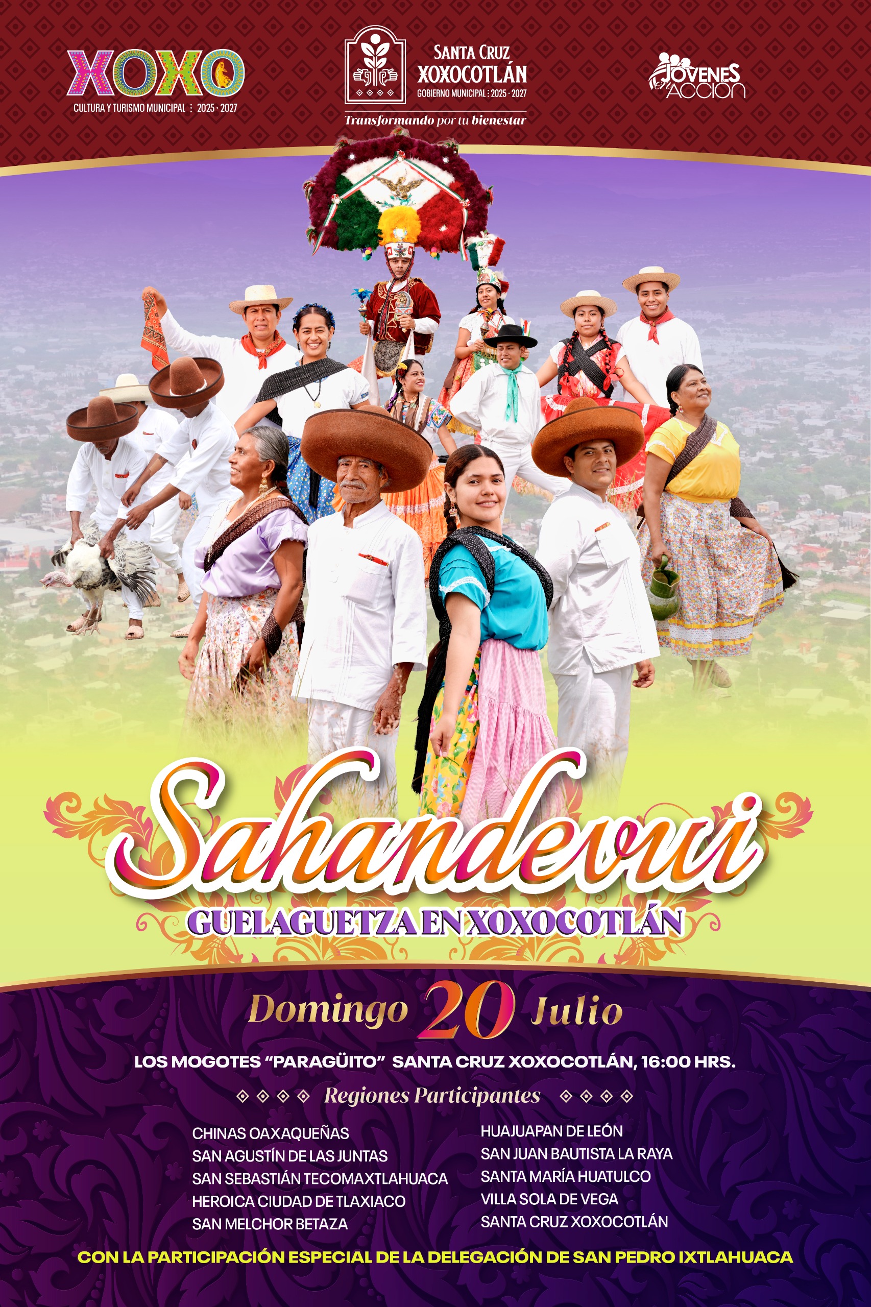Vivirá Xoxocotlán “Sahandevui” Guelaguetza 2025, fiesta de tradición y orgullo Vivirá Xoxocotlán “Sahandevui” Guelaguetza 2025, fiesta de tradición y orgullo