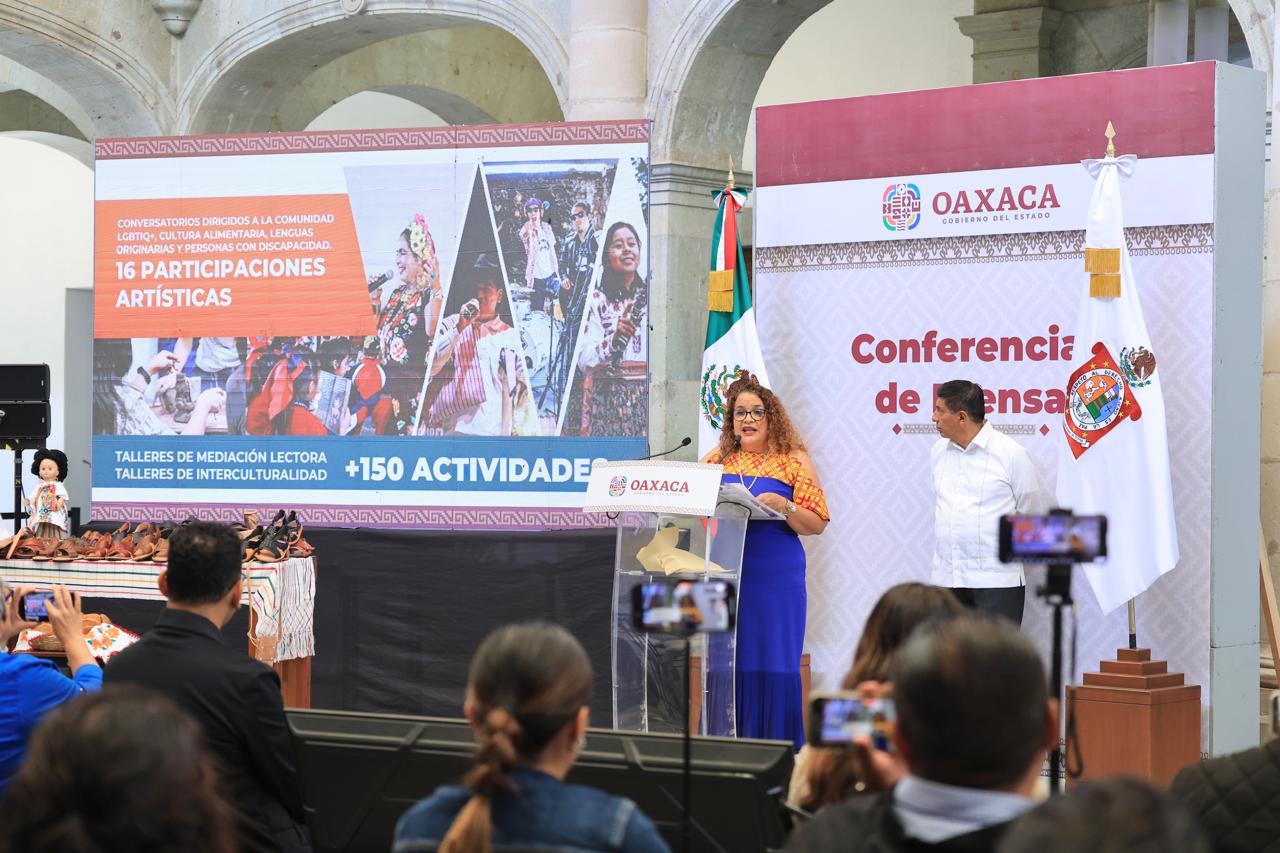 Anuncia Gobierno del Estado Feria Intercultural de Escritura y Lectura de Oaxaca FIELO 2025 Anuncia Gobierno del Estado Feria Intercultural de Escritura y Lectura de Oaxaca FIELO 2025