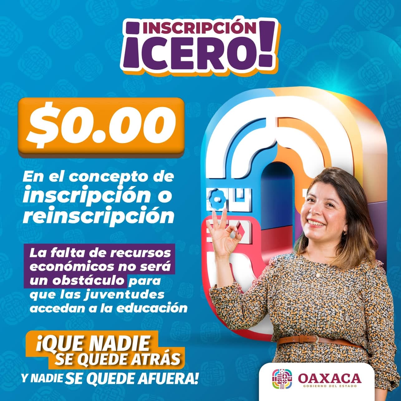 Apoya Primavera Oaxaqueña el acceso a la educación con “Inscripción Cero” Apoya Primavera Oaxaqueña el acceso a la educación con “Inscripción Cero”