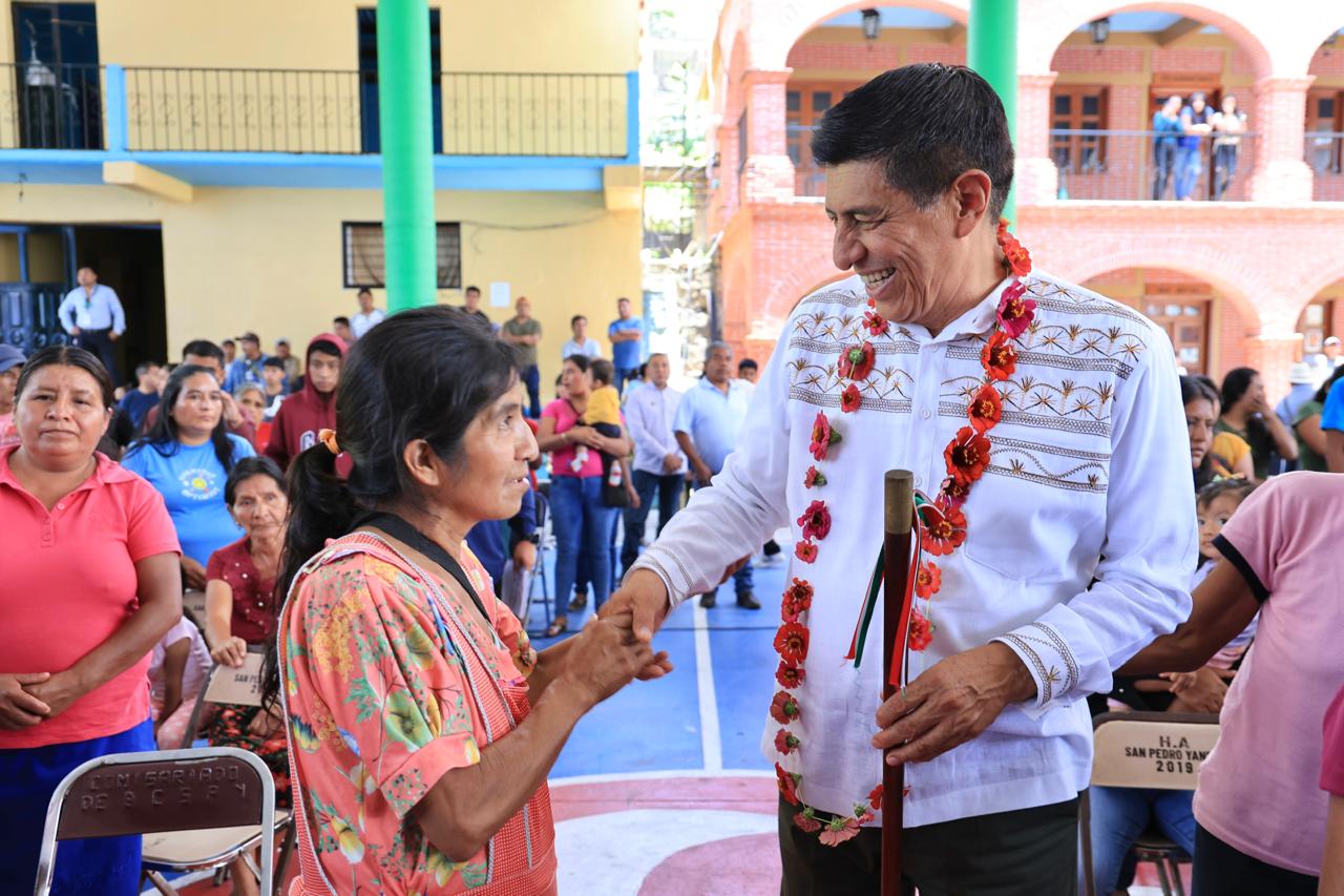 Avanza la transformación en San Pedro Yaneri, Salomón Jara cumple con hechos a sus habitantes Avanza la transformación en San Pedro Yaneri, Salomón Jara cumple con hechos a sus habitantes