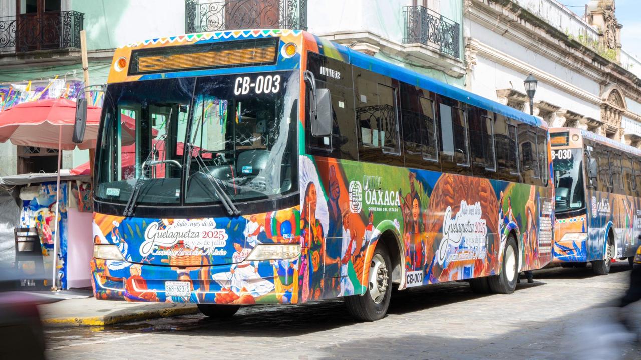 Moviliza BinniBus a más de 100 mil personas durante Julio, mes de la Guelaguetza 2025