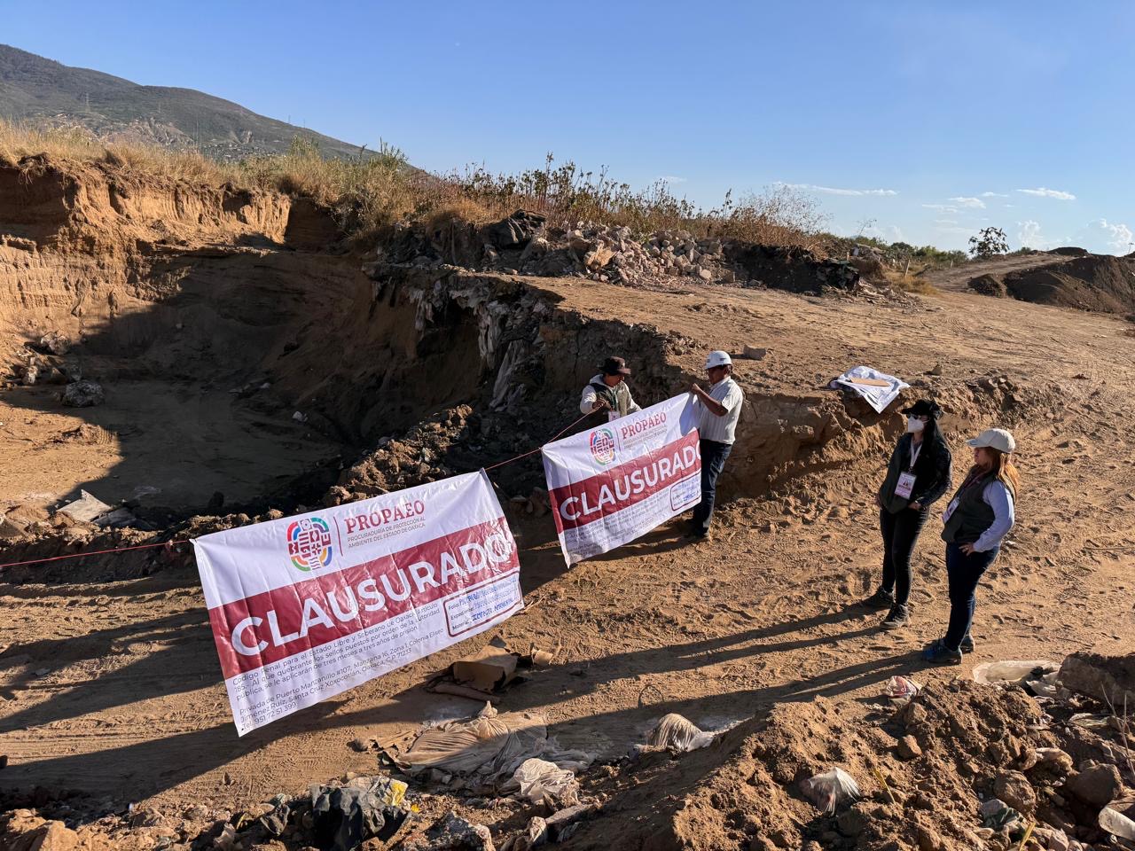 EN RESCATE DEL PRINCIPAL RÍO EN LA CIUDAD DE  OAXACA APLICAN 300 MULTAS  POR TIRADEROS CLANDESTINOS Y SAQUEO DE ARENA Y GRAVA