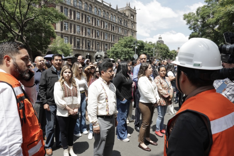 LA NUEVA SUPREMA CORTE PARTICIPA EN EL SEGUNDO SIMULACRO NACIONAL 2025