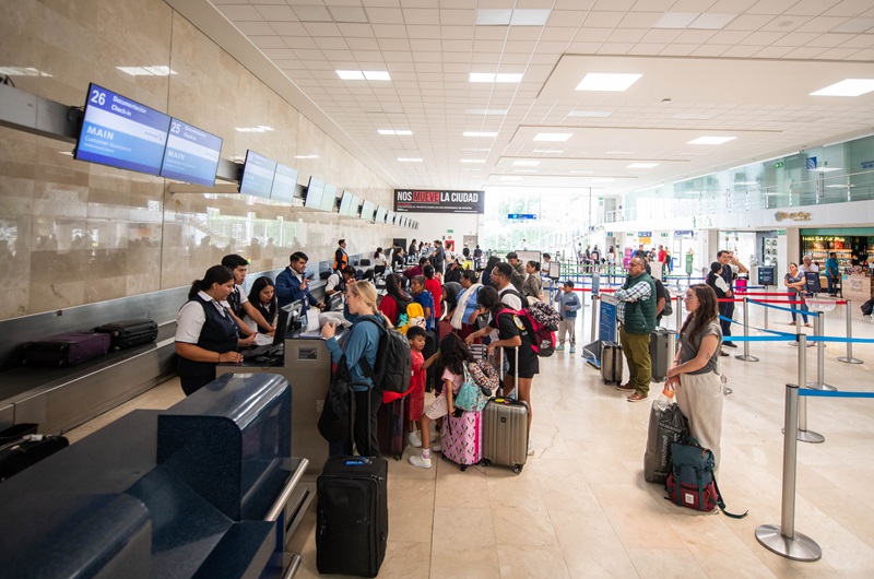 Crece 3.31% tráfico de pasajeros en aeropuertos de Oaxaca