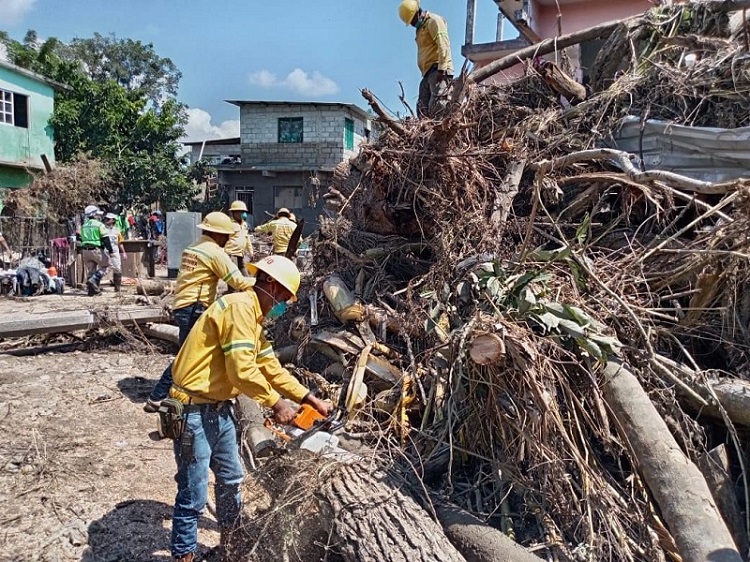 Despliega Coesfo brigadas en Veracruz para atender afectaciones por lluvias Despliega Coesfo brigadas en Veracruz para atender afectaciones por lluvias