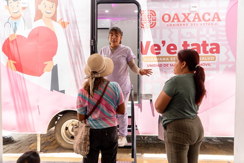 Con casi 9 mil mastografías de Ve’e Tata, Gobierno de Oaxaca refuerza la detección oportuna del cáncer de mama Con casi 9 mil mastografías de Ve’e Tata, Gobierno de Oaxaca refuerza la detección oportuna del cáncer de mama