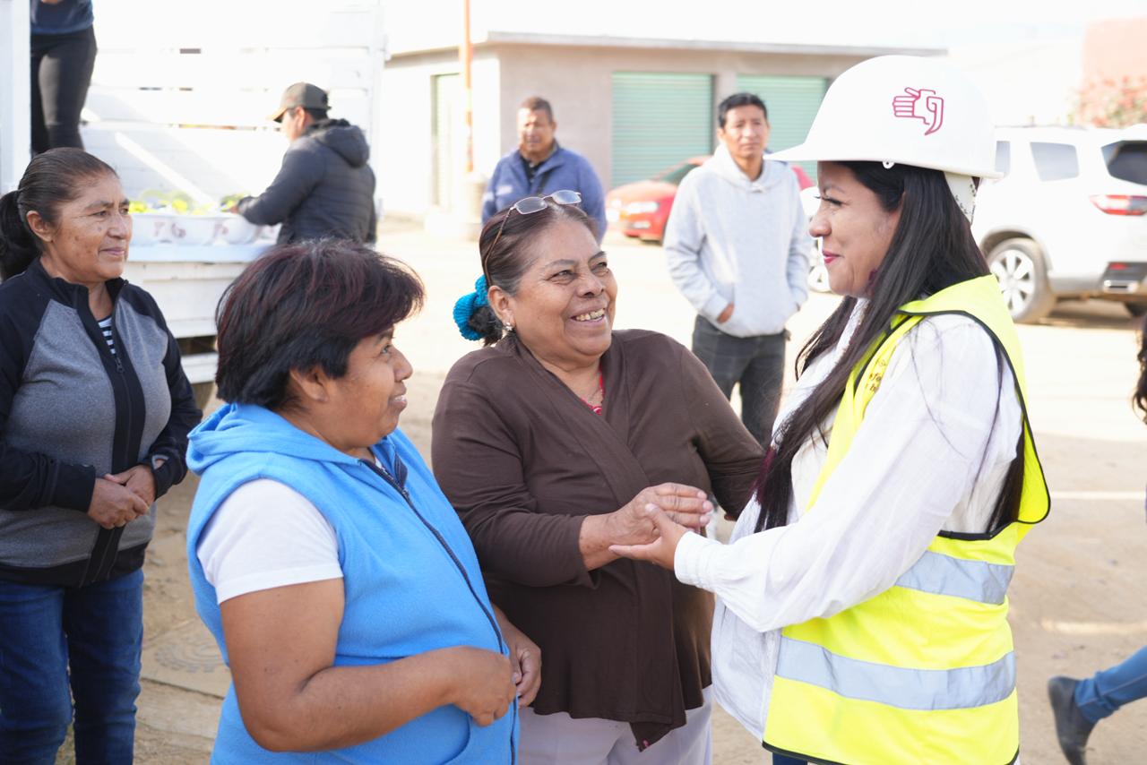 Continúa Nancy Benítez con el arranque de obras en colonias de Xoxocotlán