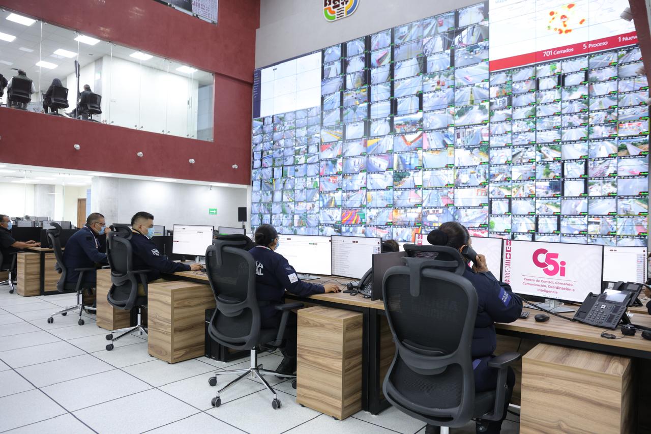 CON UN INVERSIÓN DE 763 MDP PONEN EN OPERACIÓN BUNKER DE SEGURIDAD C-5 CON MÁS 2 MIL CÁMARAS Y CAPACIDAD DE REACCIÓN DE 3 MINUTOS ANTE DELITOS DE ALTO IMPACTO