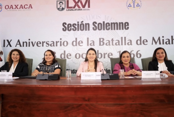 Poder Judicial se suma a conmemoración de la Batalla de  Miahuatlán, refrendando su compromiso con la unidad y la igualdad•