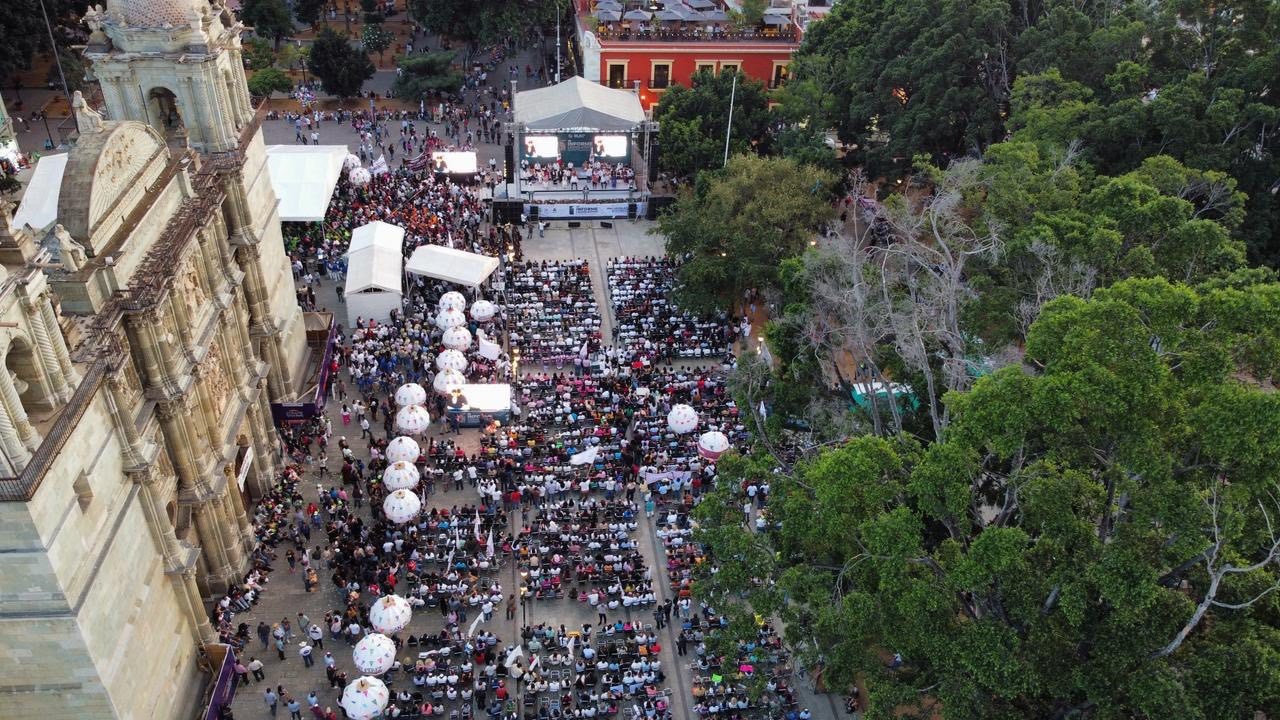 Grupo Parlamentario de Morena en el Congreso de Oaxaca rinde su Primer Informe Legislativo con el compromiso de seguir trabajando por el bienestar del pueblo