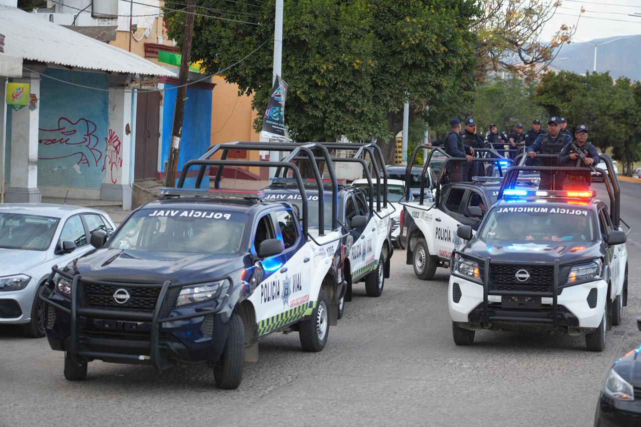 Arranca operativo “Diciembre Seguro por tu Bienestar” en Santa Cruz Xoxocotlán