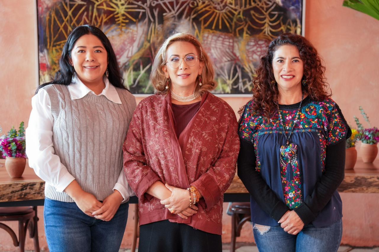 Se suma  Presidenta de la Jucopo en el Congreso de Oaxaca Tania Caballero a la Agenda Violeta que impulsa la diputada Cony Rueda