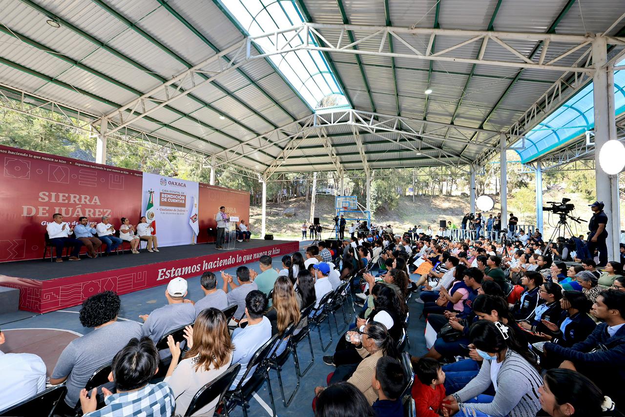 La Primavera Oaxaqueña es una realidad palpable con 315 obras de infraestructura en la Sierra de Juárez impulsadas y logradas por el gobernador Salomón Jara
