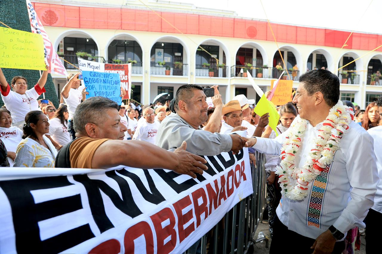 Gobierno de Salomón Jara da resultados en la Cuenca del Papaloapan con acciones en campo, salud, caminos y apoyos sociales