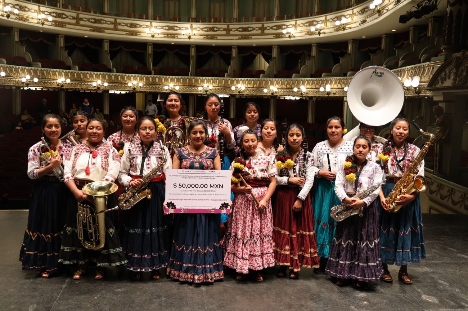 Realizan Seculta y Yamaha México la final del concurso “Ensambles de Mujeres de Viento” 2025