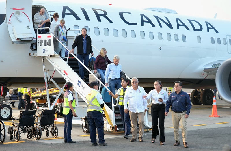 Llega a Huatulco el nuevo vuelo invernal desde Vancouver, Canadá: Sectur Oaxaca