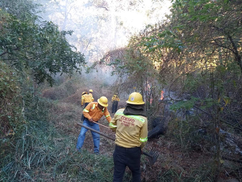 Coordina Gobierno de Oaxaca acciones de atención ante incendios forestales activos en el Istmo