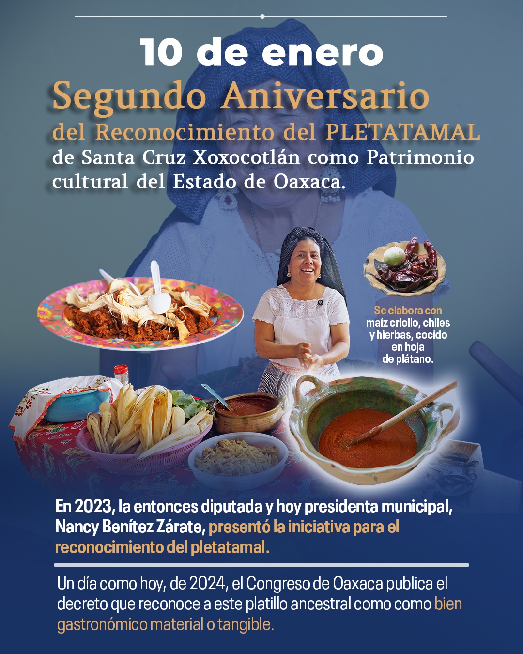 Pletatatamal xoxeño: dos años de ser Patrimonio Cultural de Oaxaca