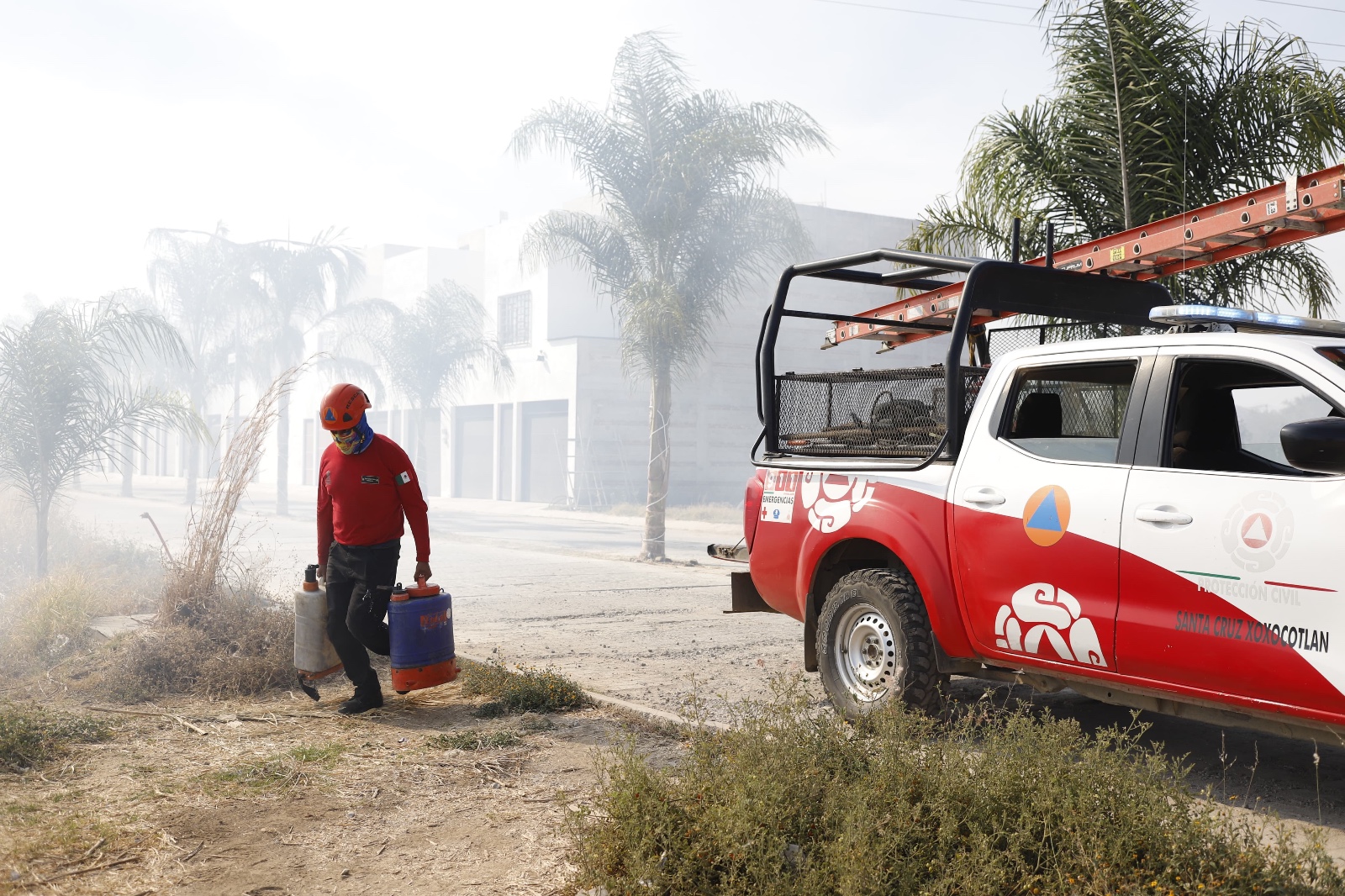 Protección Civil de Xoxocotlán refuerza llamado a la prevención de incendios