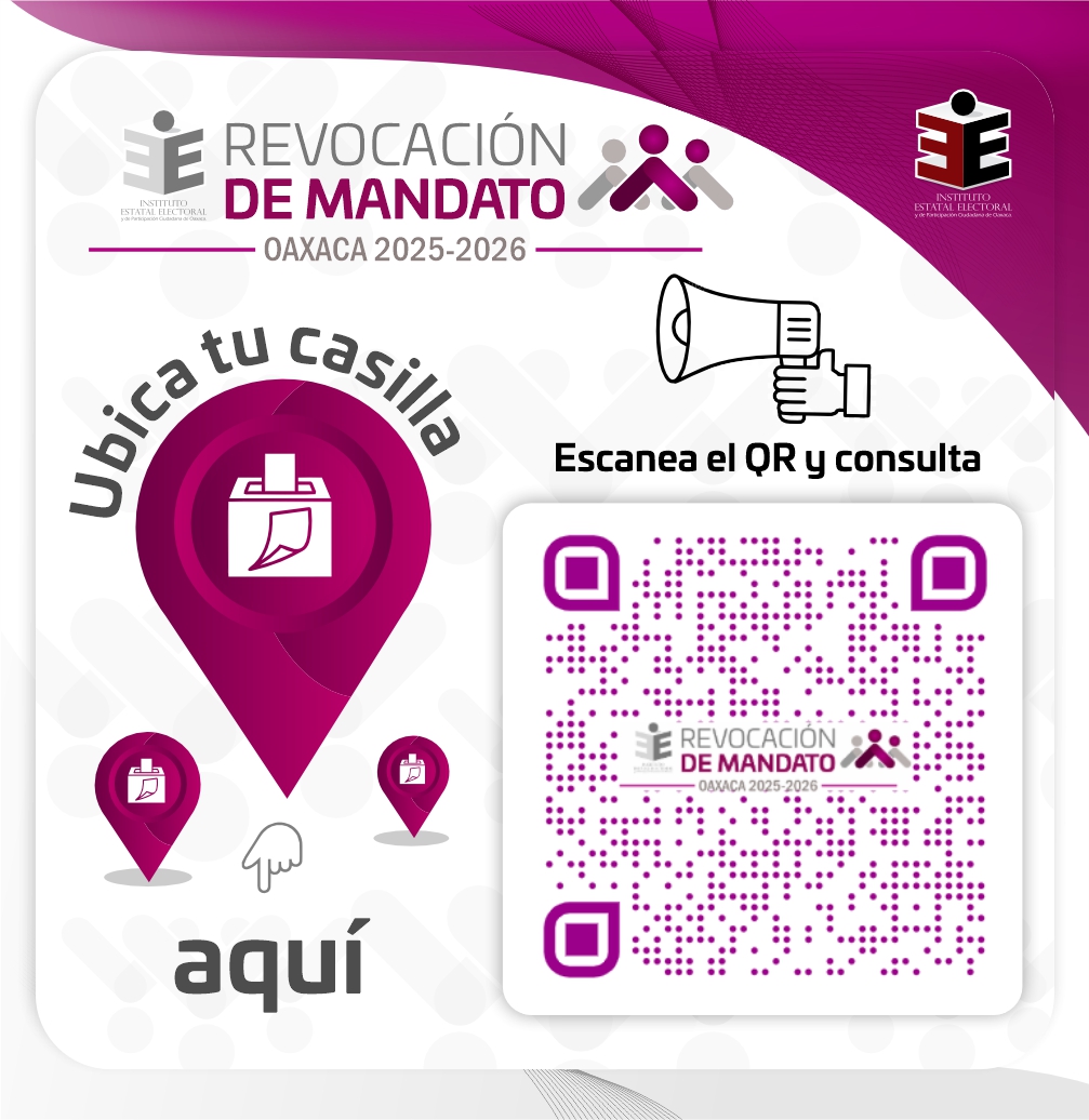 IEEPCO publica la ubicación de casillas para la Jornada de Revocación de Mandato