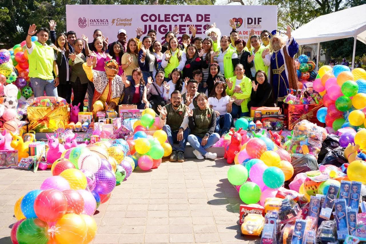 INICIAN COLECTA DE JUGUETES PARA EL DIA DE REYES EN LA CIUDAD DE OAXACA, VAN POR UNA META DE 5 MIL OBSEQUIOS