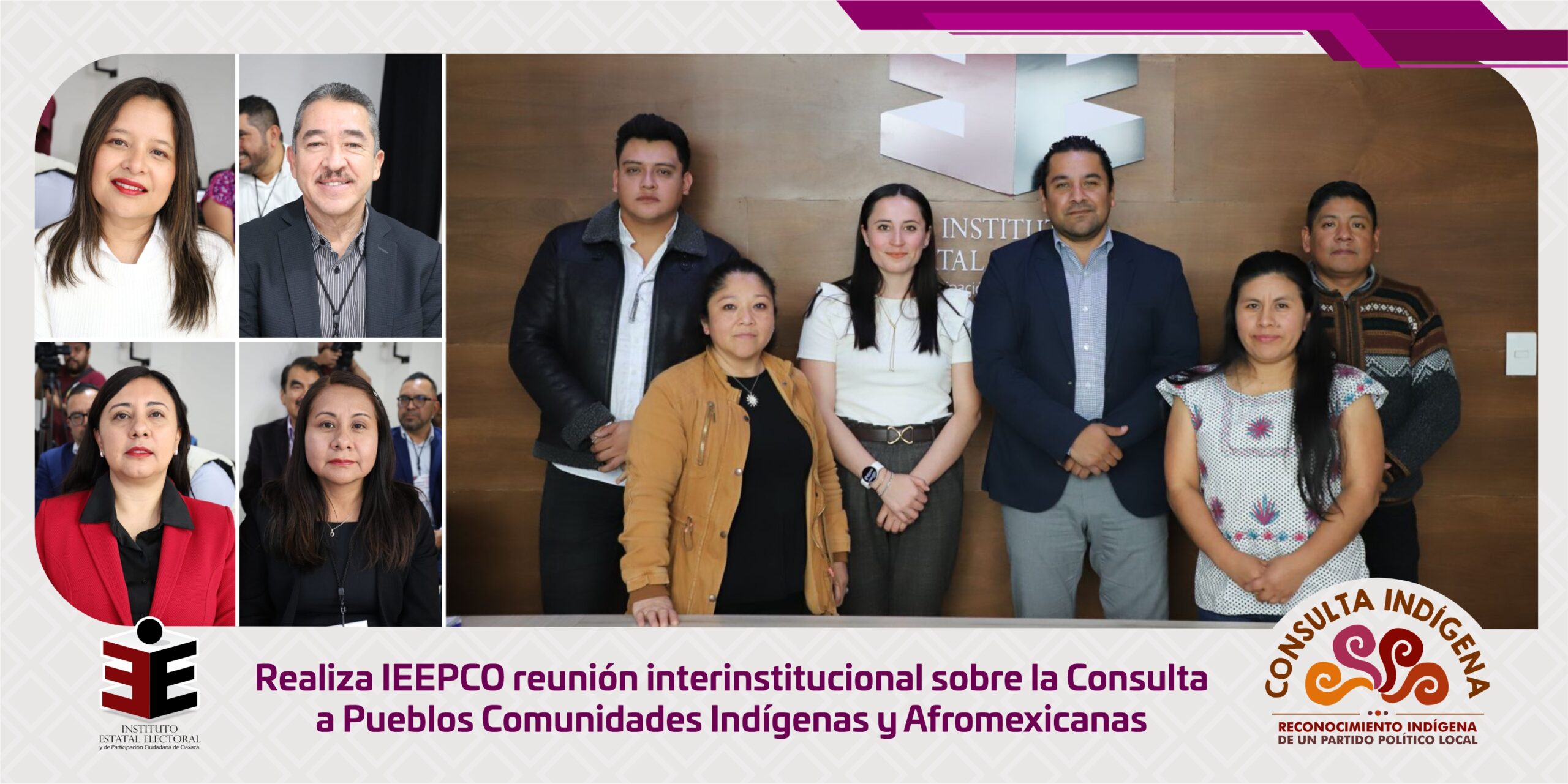 Realiza IEEPCO reunión interinstitucional sobre la Consulta a pueblos y comunidades indígenas y afromexicanas