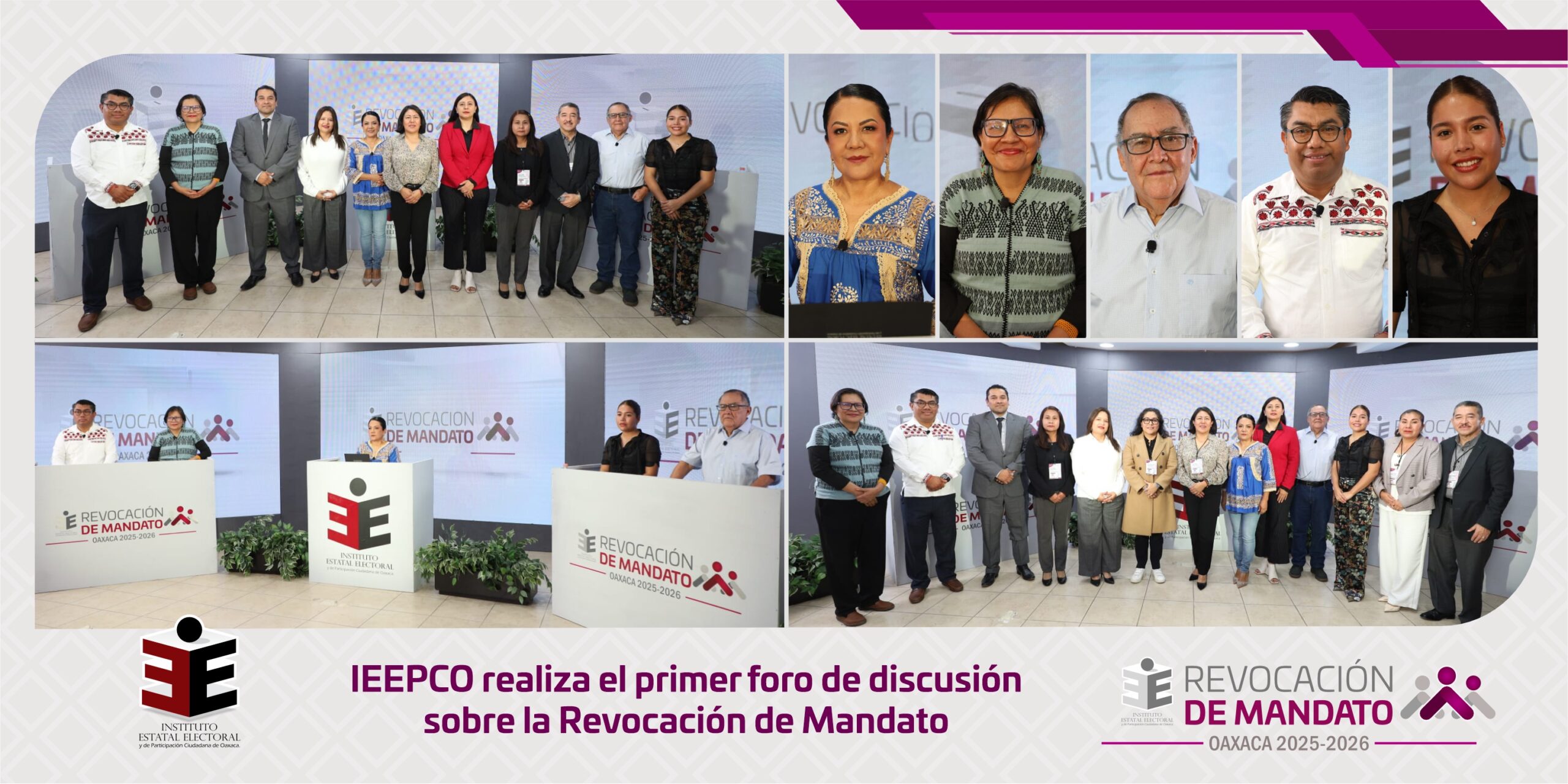 IEEPCO realiza el primer Foro de Discusión sobre la Revocación de Mandato*