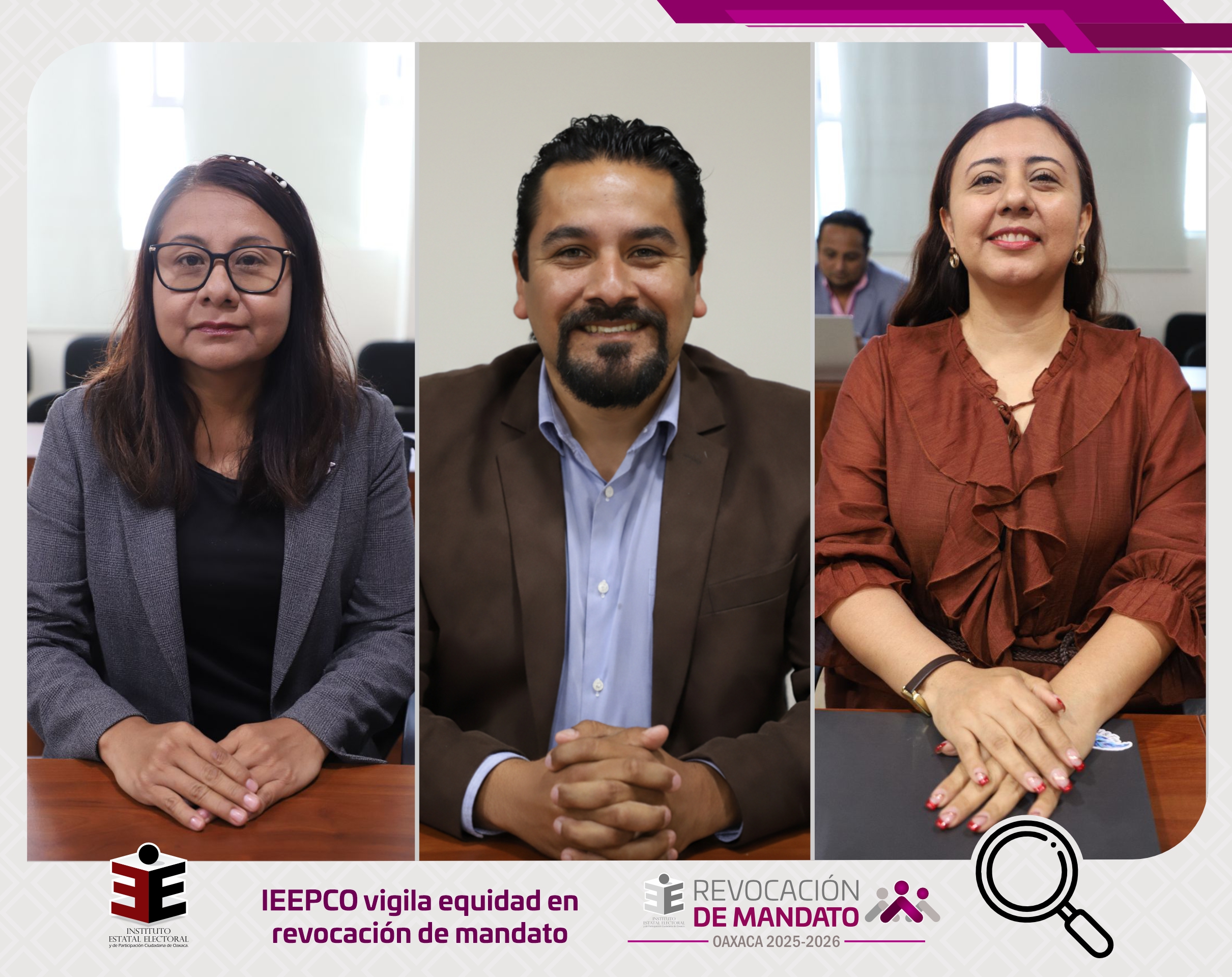 IEEPCO vigila equidad en revocación de mandato*