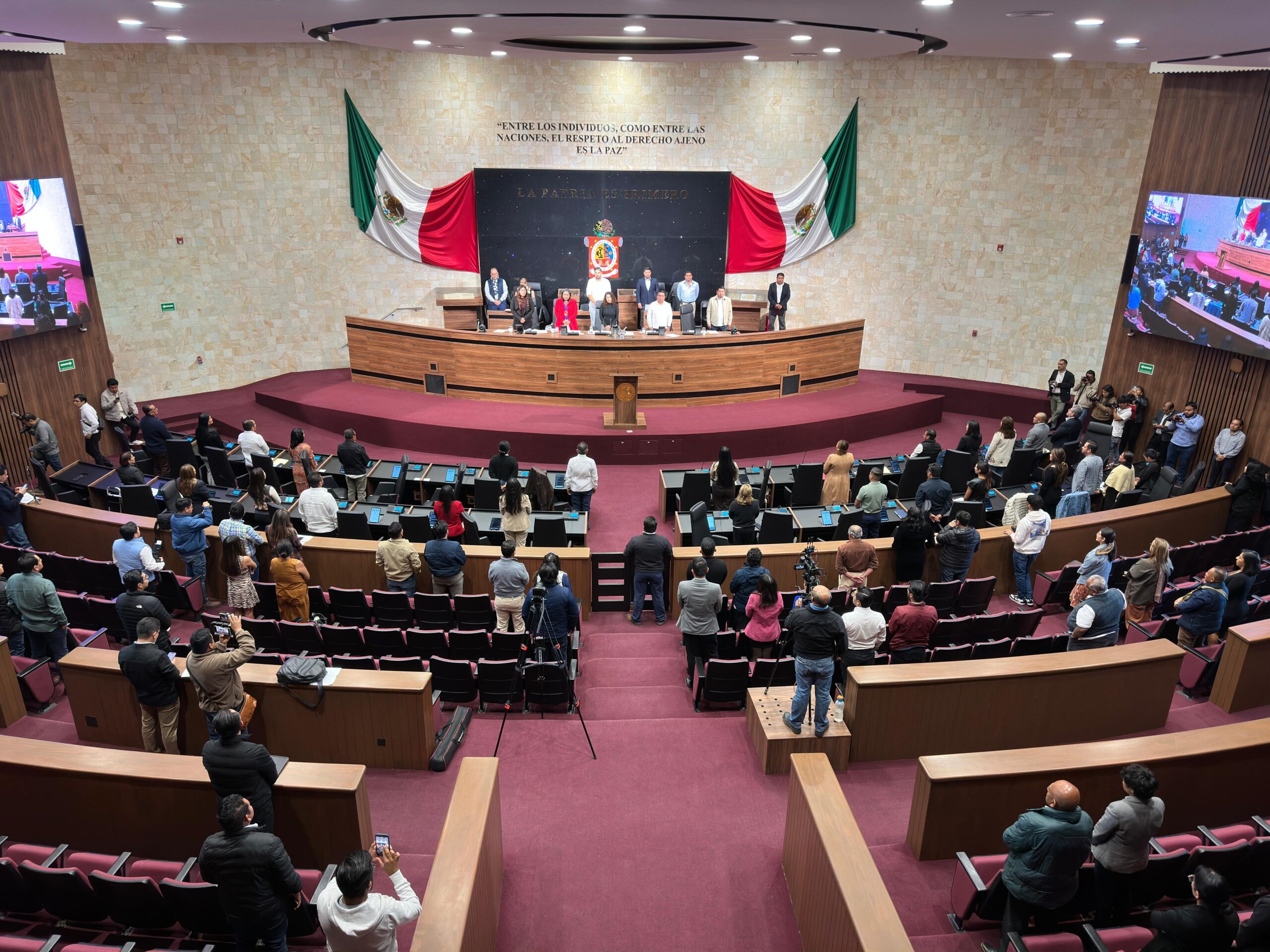 Desde el Congreso del Estado la LXVI Legislatura se pronuncia a favor del relanzamiento del equipo de trabajo del Gobernador Salomón Jara para consolidar la transformación de Oaxaca