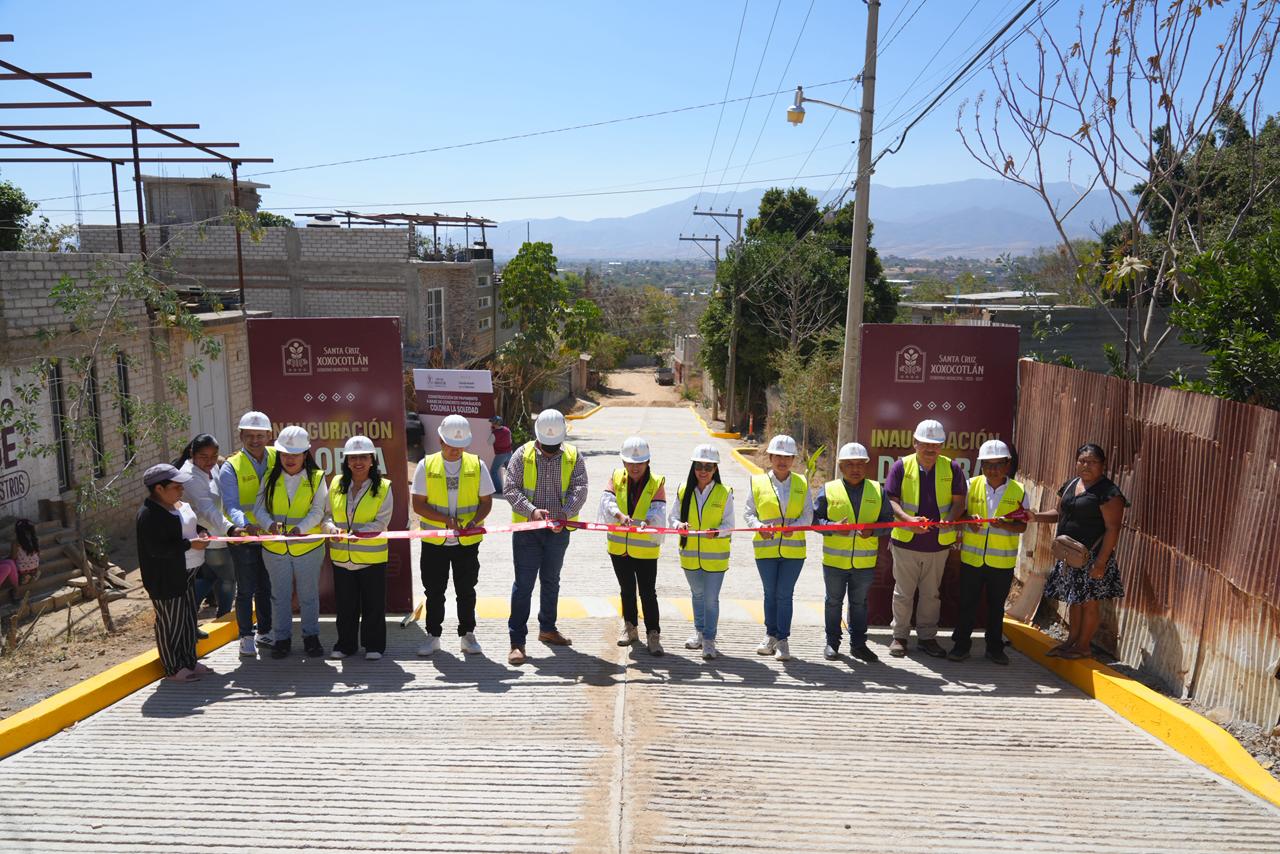 Suma Xoxocotlán cuatro nuevas obras de infraestructura