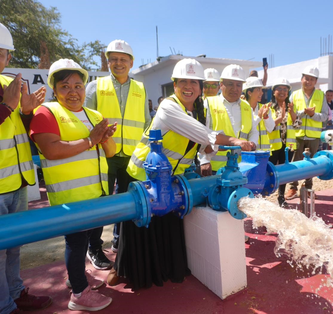 Xoxocotlán reduce el rezago de servicios básicos con nuevo pozo y obras sociales