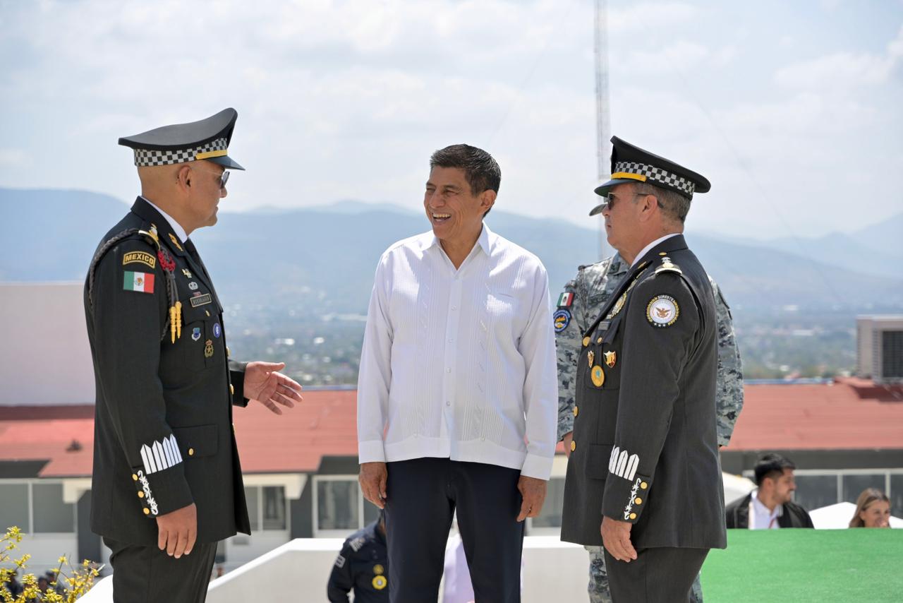 Atestigua Salomón Jara Toma de protesta de mando de la Guardia Nacional