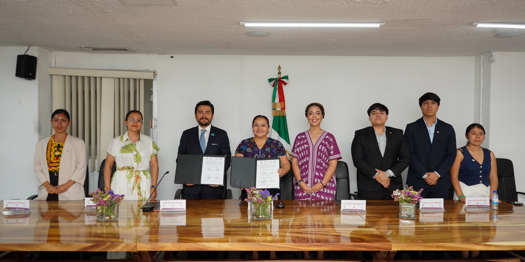 Impulsan PJEO y Fundación 100 X Oaxaca alianza institucional en favor de una justicia incluyente