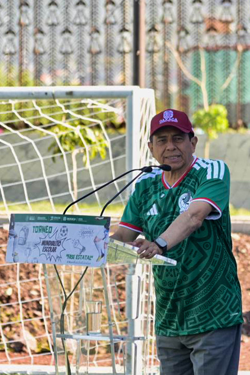 Inaugura Salomón Jara Mundialito Escolar Oaxaca 2026