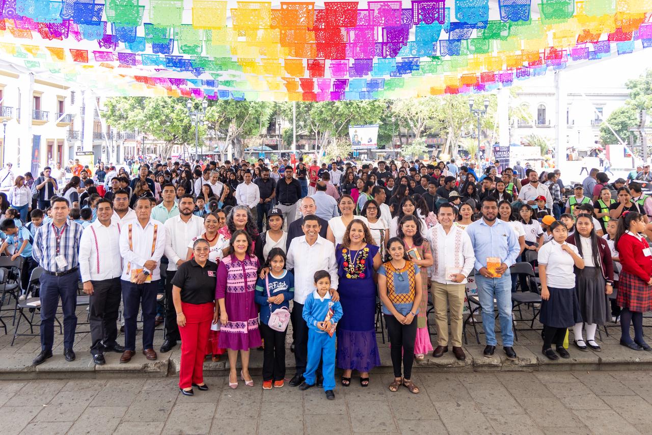 Inaugura Salomón Jara Guelaguetza de la Lectura: espacio para fomentar la cultura escrita
