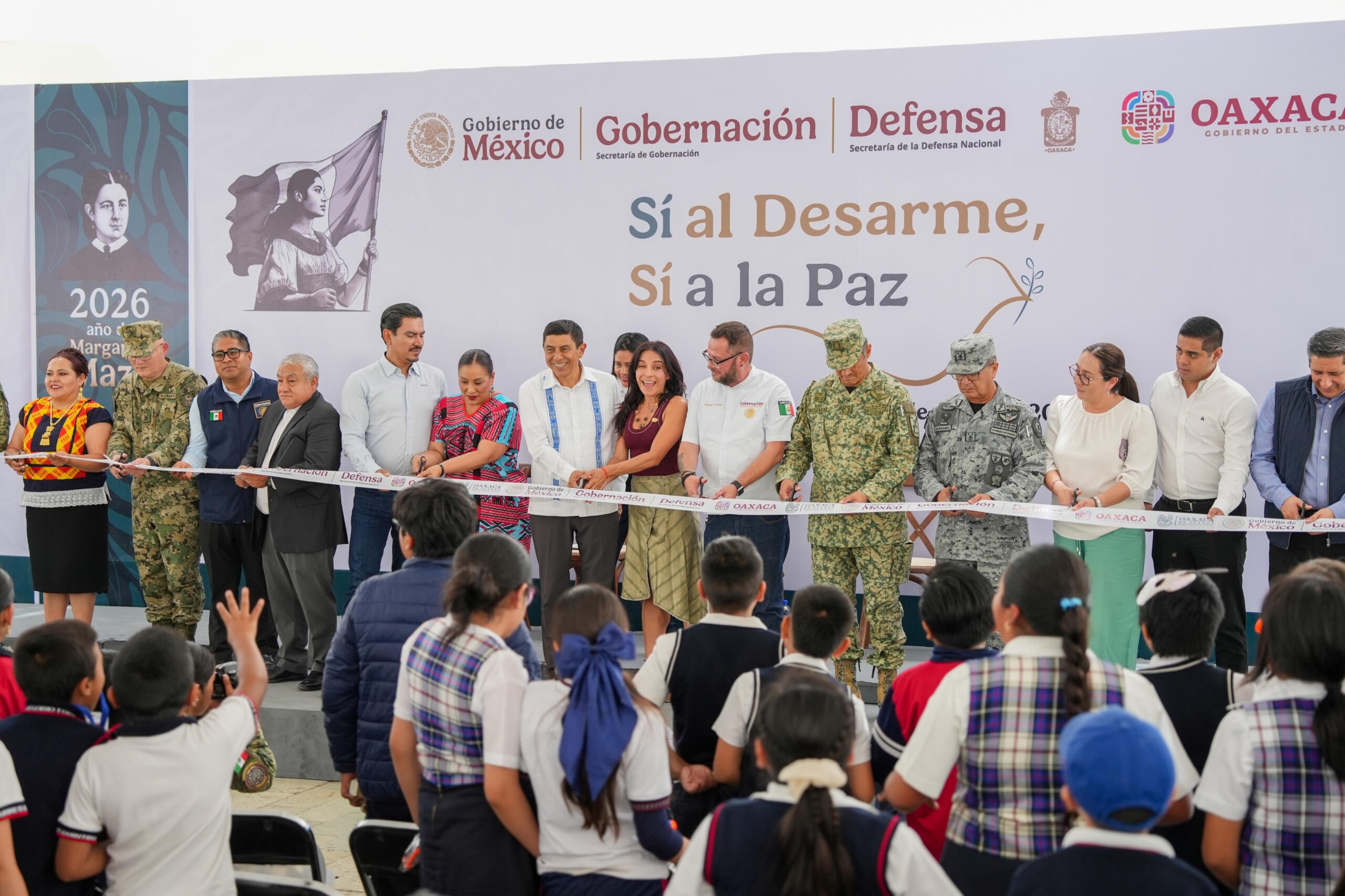 Oaxaca dice “Sí al desarme, sí a la paz”