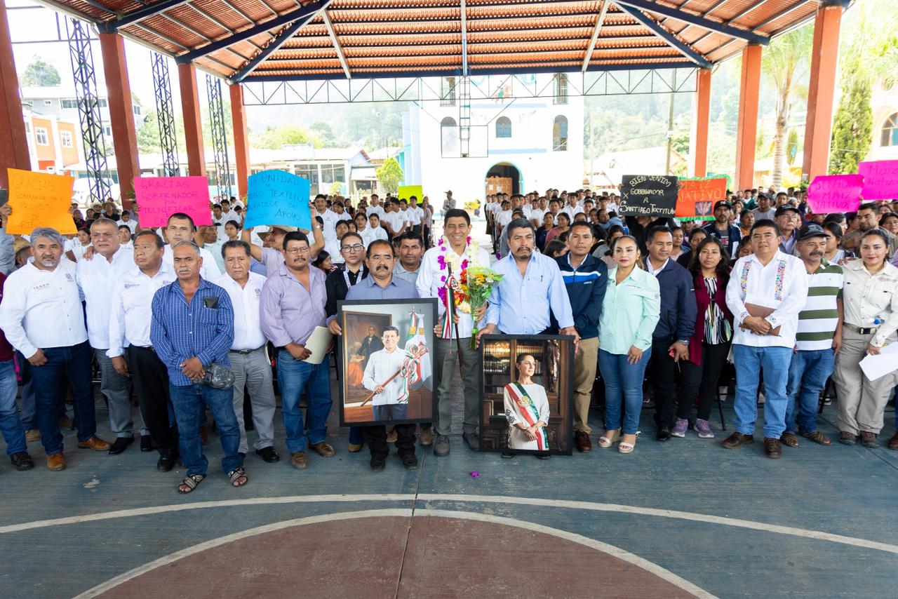 Con importante obra de infraestructura vial, llega Trabajo que Transforma tu Municipio a Santiago Textitlán