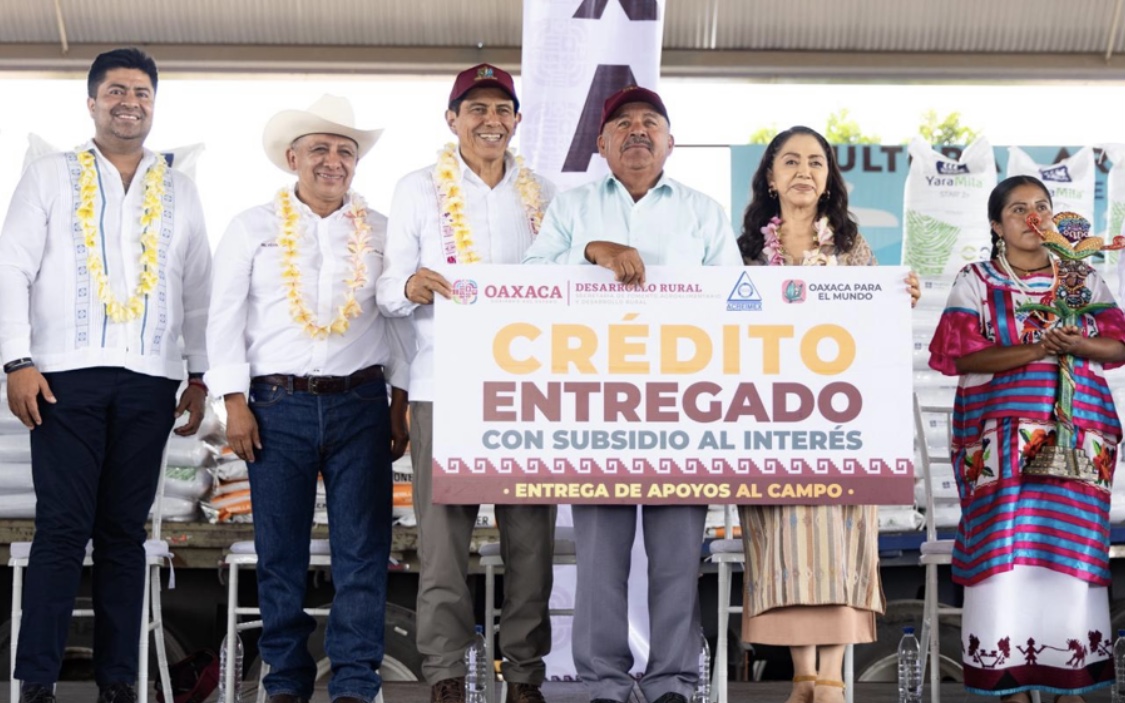 DESTINA SALOMON JARA 18 MDP EN APOYOS  DE LA PRODUCCION Y CRECIMIENTO DEL SECTOR AGRICOLA Y RURAL DE OAXACA