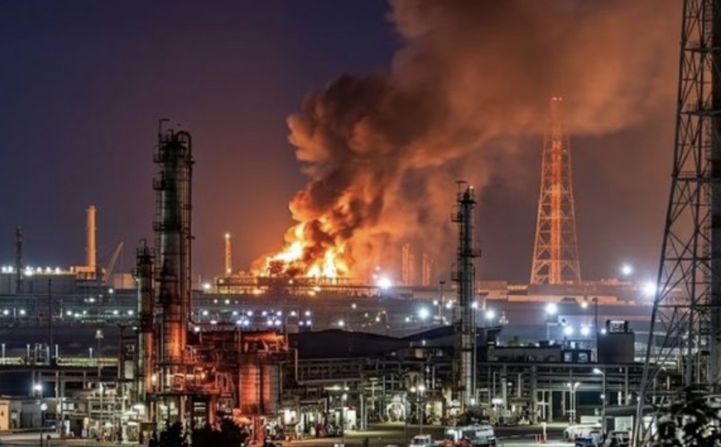 Reportan explosión en refinería Antonio Dovali Jaime del puerto de Salina Cruz, hay 6 heridos