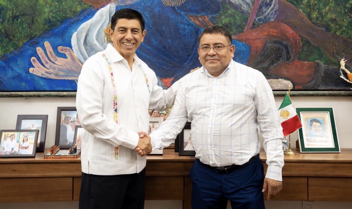 RECONOCE GOBERNADOR SALOMÓN JARA A FARID ACEVEDO COMO RECTOR ELECTO EN LA UABJO RECONOCE GOBERNADOR SALOMÓN JARA A FARID ACEVEDO COMO RECTOR ELECTO EN LA UABJO