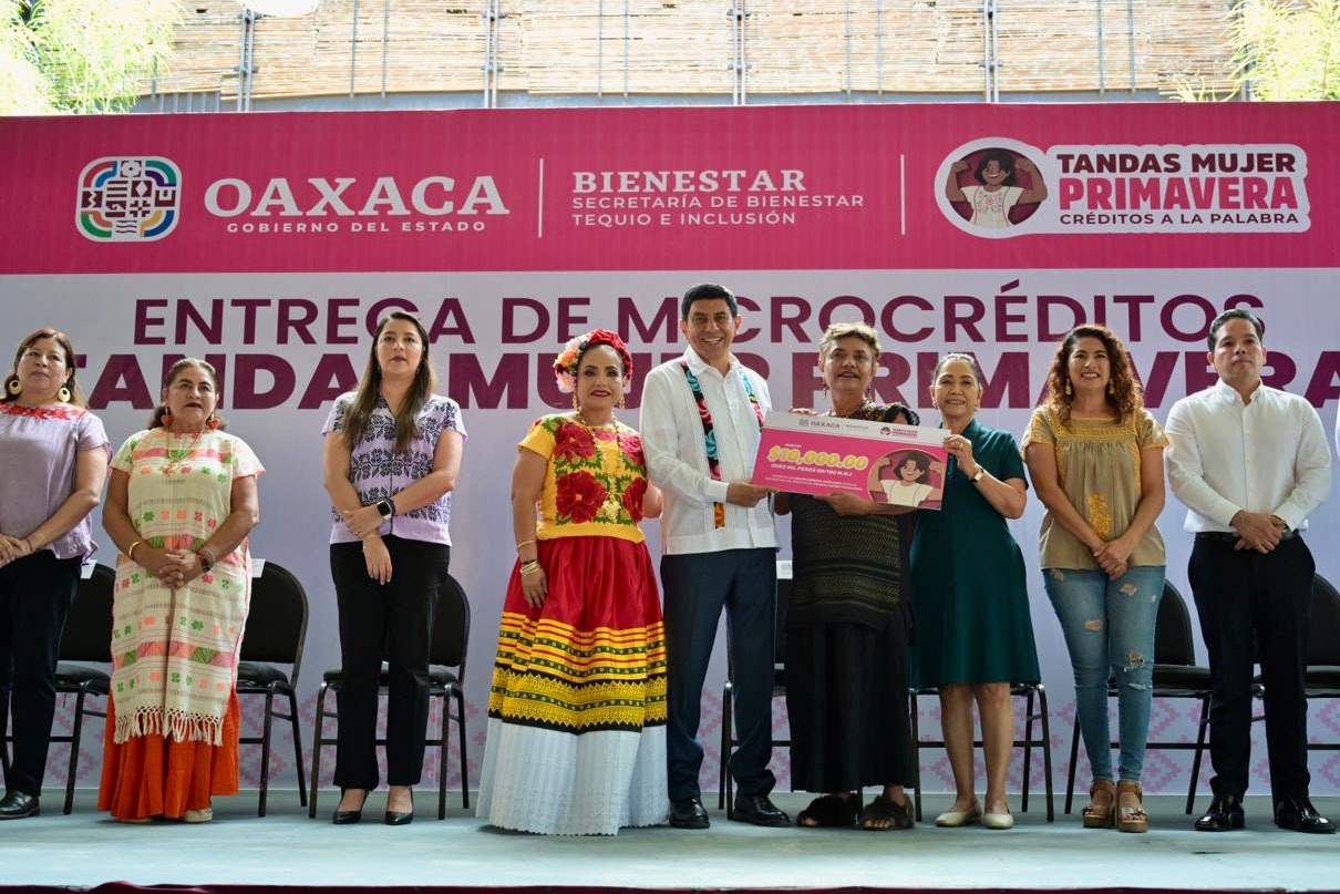 Respalda Gobierno de Salomon Jara a trabajadoras por cuenta propia con Tandas Mujer Primavera