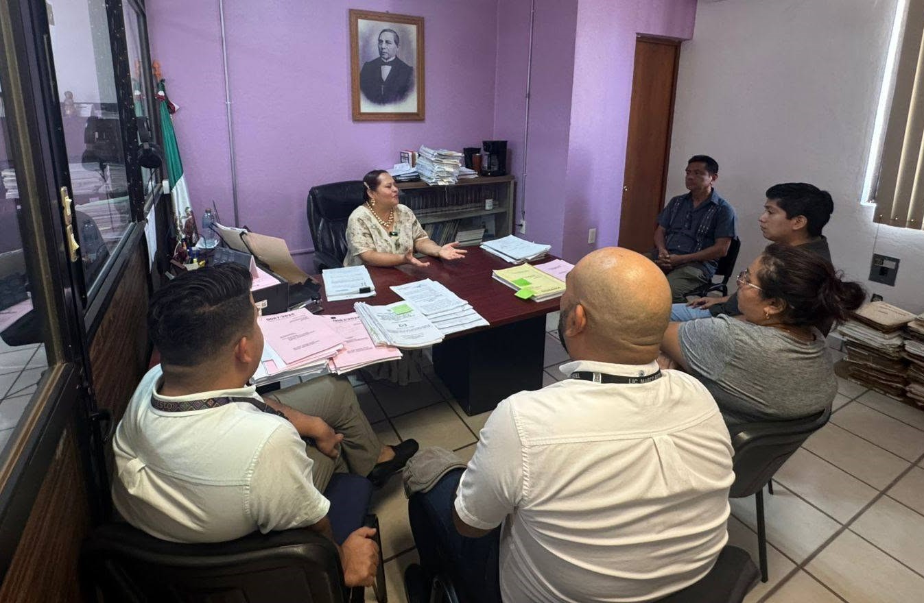 Supervisa magistrada Erika Rodríguez el funcionamiento del Juzgado Mixto de Santa María Huatulco